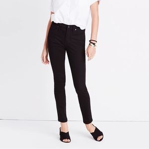 Madewell Black 9” High-Rise Skinny Jean